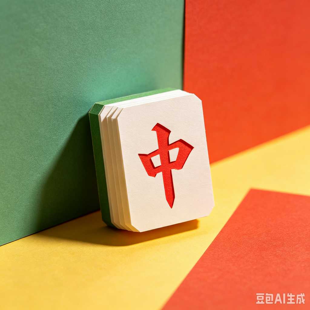 asian classic board game mahjong